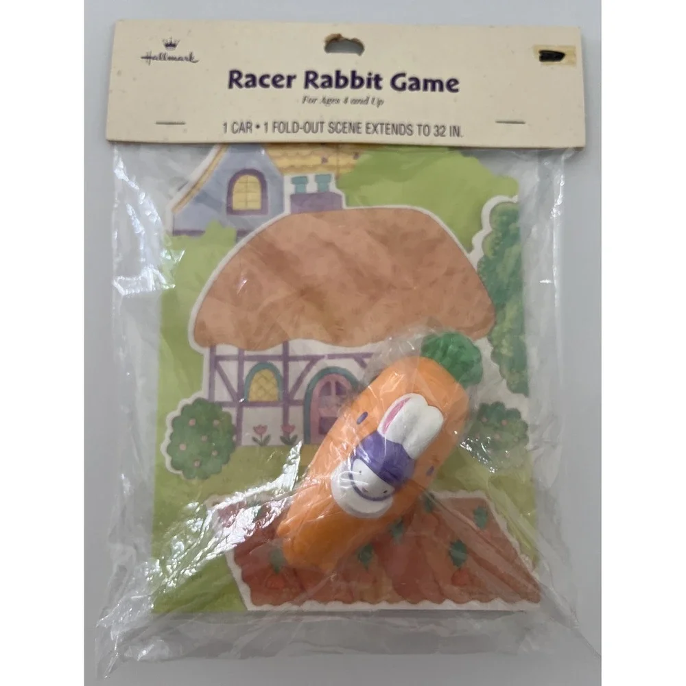 Hallmark Racer Rabbit Game - RARE VINTAGE NEW, SEALED - Picture 1 of 6